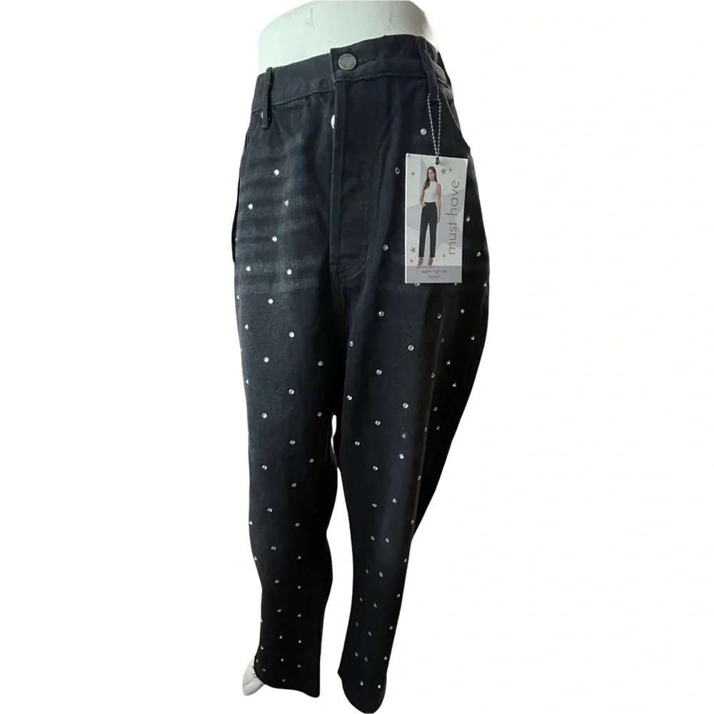 - Simple Society straight super hirise jeans size 15/32 - Picture 2 of 16